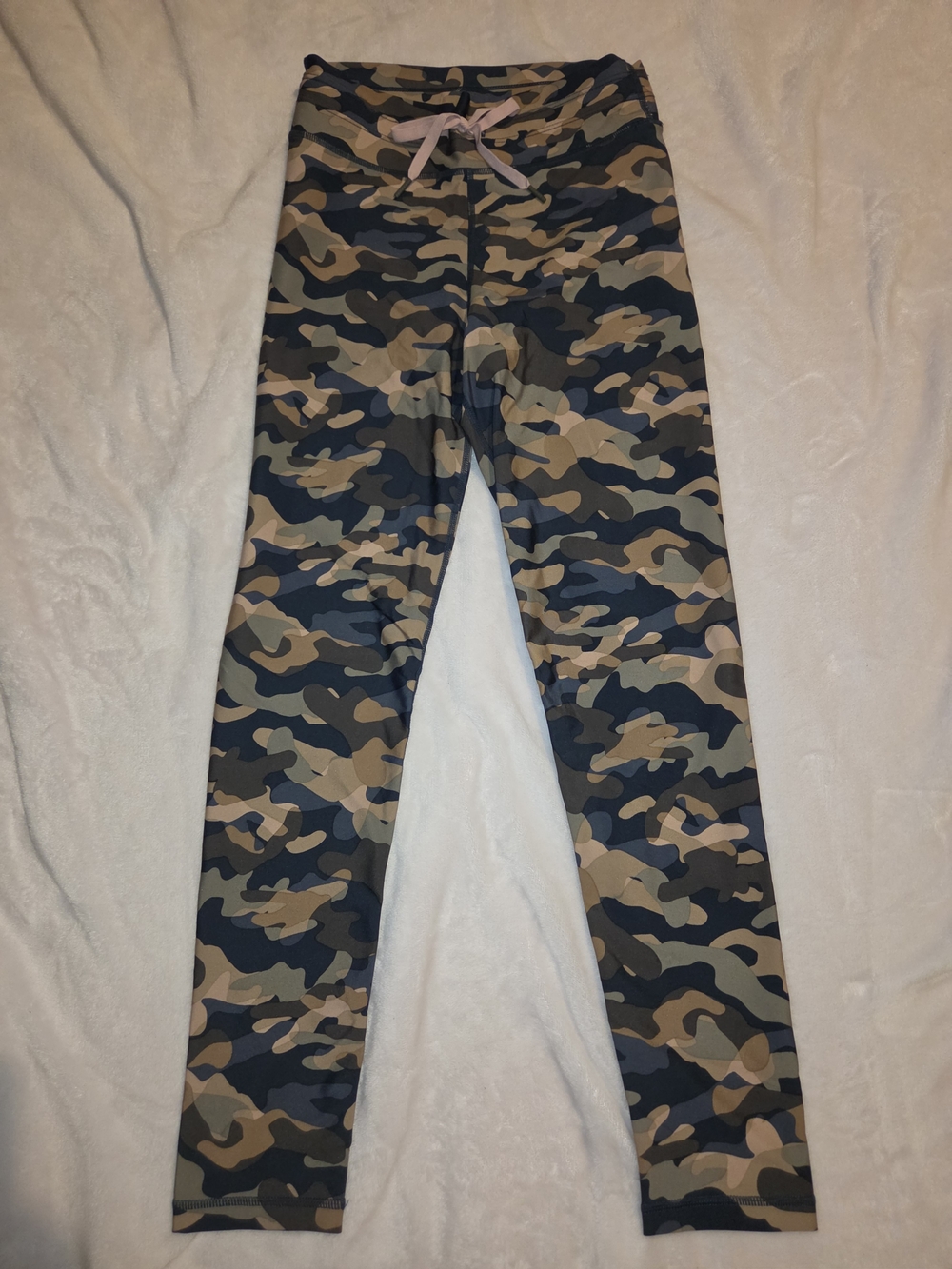 The Upside Womans' Camo Leggings in Olive, Tan & Black